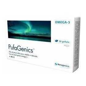 Suplemento de aceite de pescado Metagenics Pufagenics 30 cápsulas