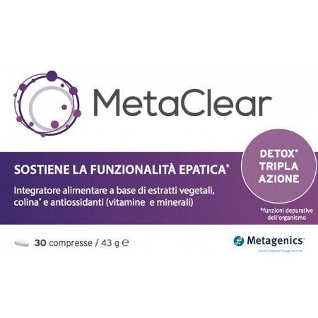 Metaclear metagenics 60 compresse