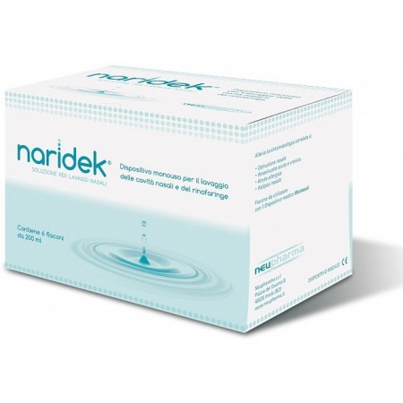 Naridek lösning för nästvätt - 6 flaskor à 200 ml