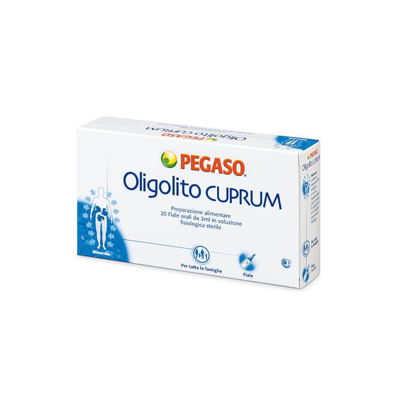 Oligolito cuprum - 20 drinkbare flesjes 2 ml