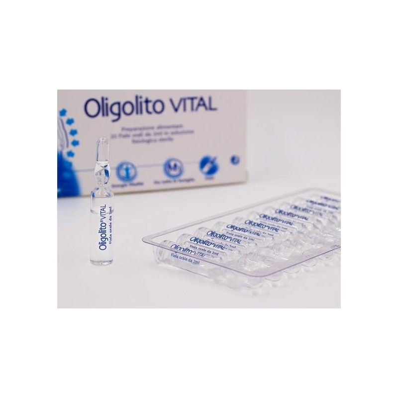 Oligolito vital - 20 drickbara injektionsflaskor 2 ml