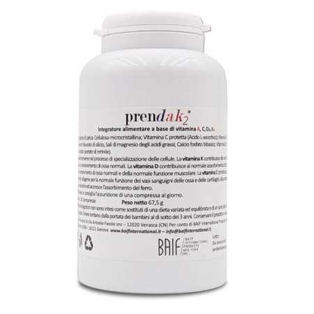 Prendak2 150 comprimidos a base de vitaminas A, C, D3 y K2