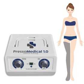 Presoterapia médica pressoMedical 1.0 para uso profesional y doméstico con 1 legging