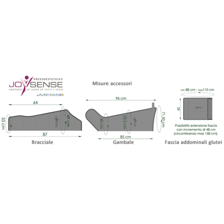 Presoterapia prasa masaż prasa estetyka joysense 2.0 z 2 legginsami