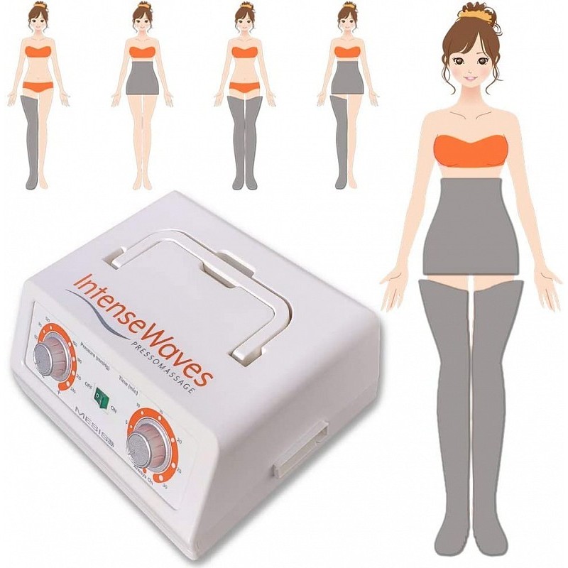 Pressotherapie pressotherapie intense waves pressomassage advance (met 2 leggings en slim body kit)