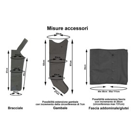 Pressotherapy pressotherapy intense waves pressomassage pro (med 2 leggings, slim body kit och 1 armband)