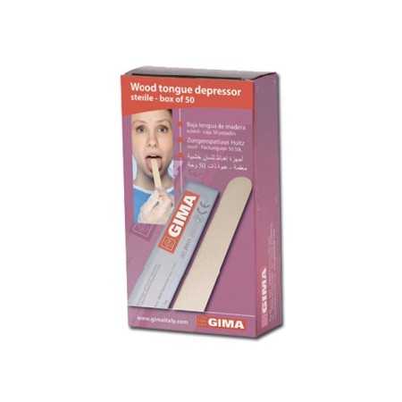 Sterile Wooden Tongue Depressors - pack. 50 pcs.