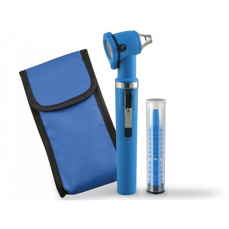 Gimalux fiber optic otoscope - blue