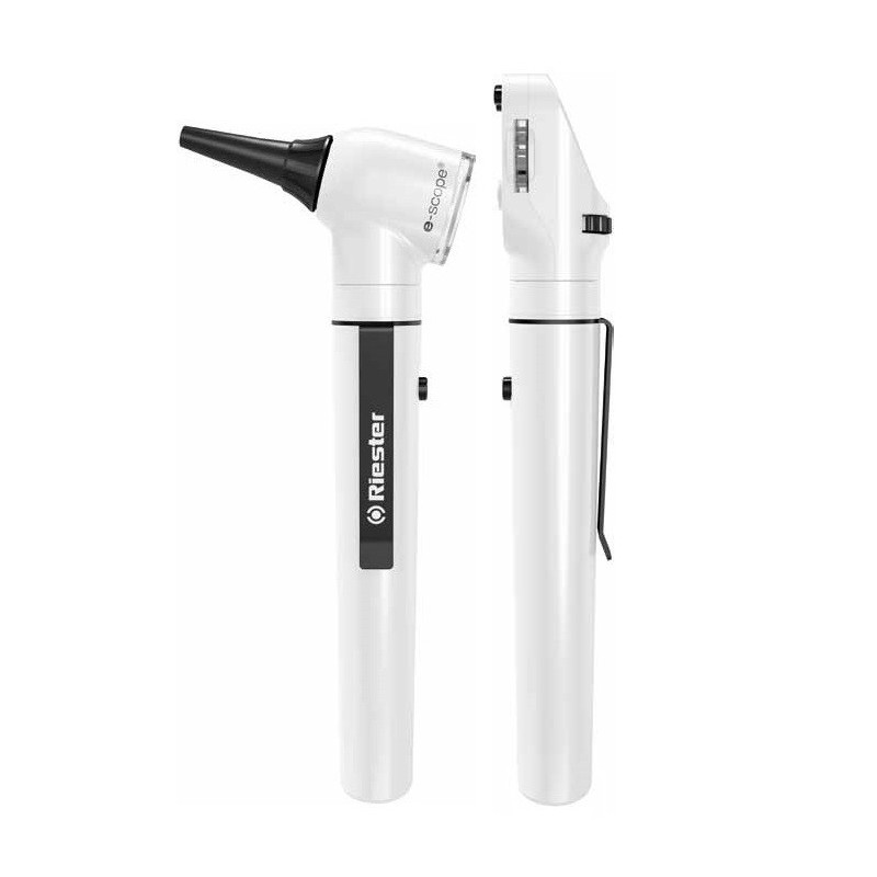 Oto / vreckový oftalmoskop e-scope riester 2130-203 fo (optické vlákno), led 3,7 v