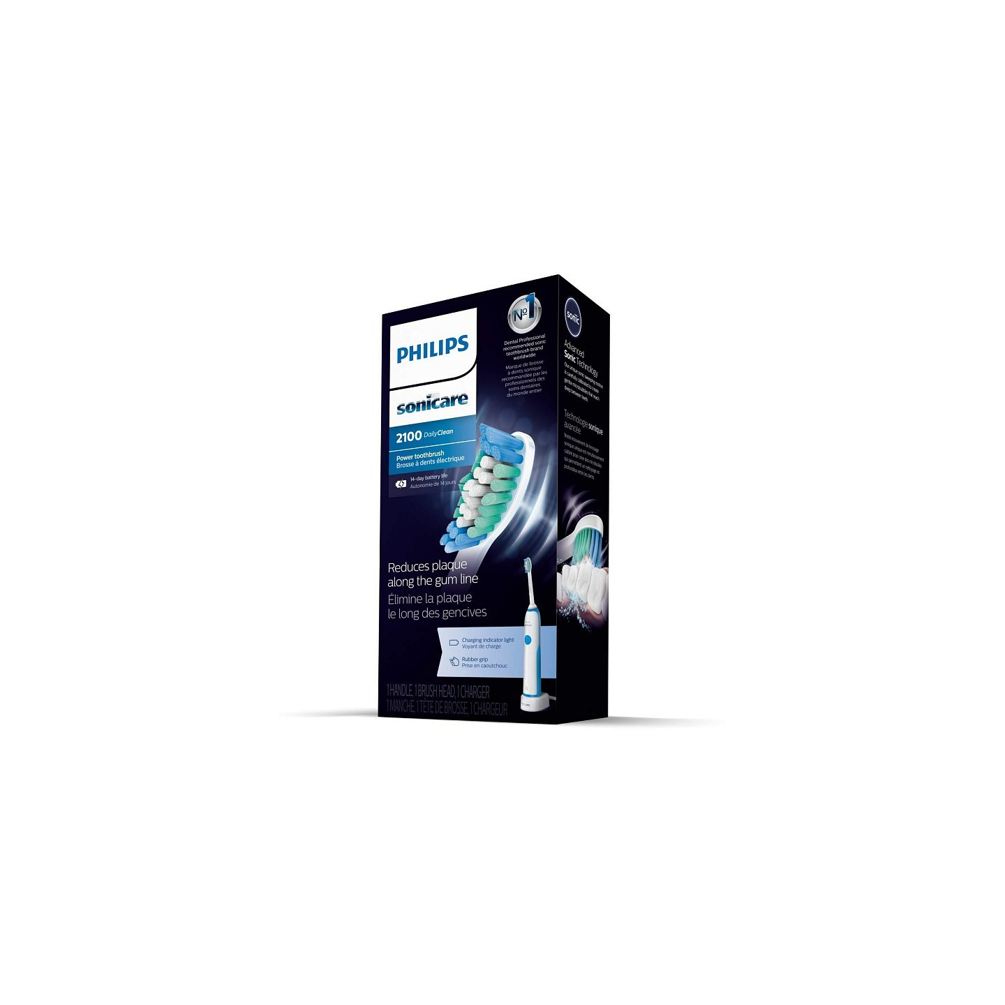 Philips sonicare 2100 električna zobna ščetka - hx3651/13