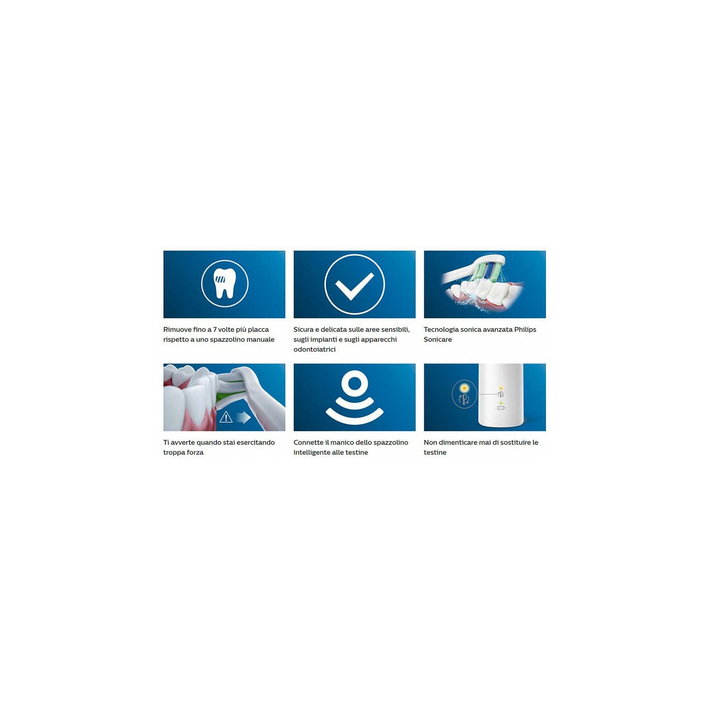 Sonicare expertclean 7500 spazzolino elettrico sonico con app hx9691/06