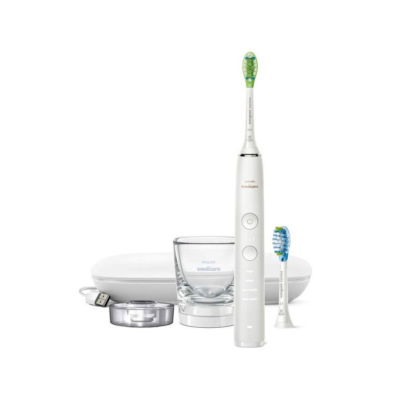 Sonicare diamond clean 9000 white - sonic eltandborste med app - hx9913 / 03