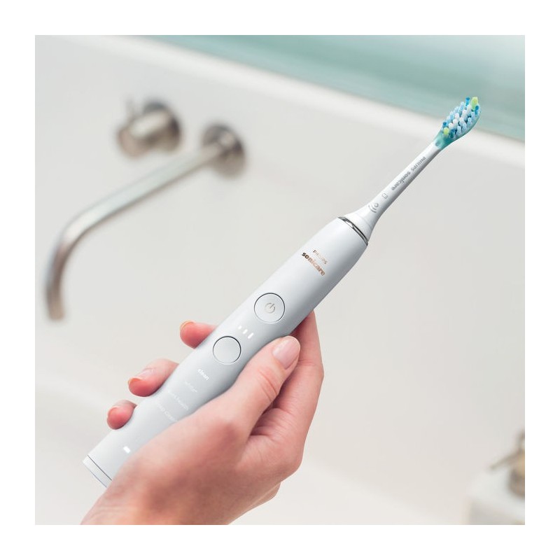 Sonicare diamond clean 9000 white - sonic electric toothbrush with app - hx9913/03