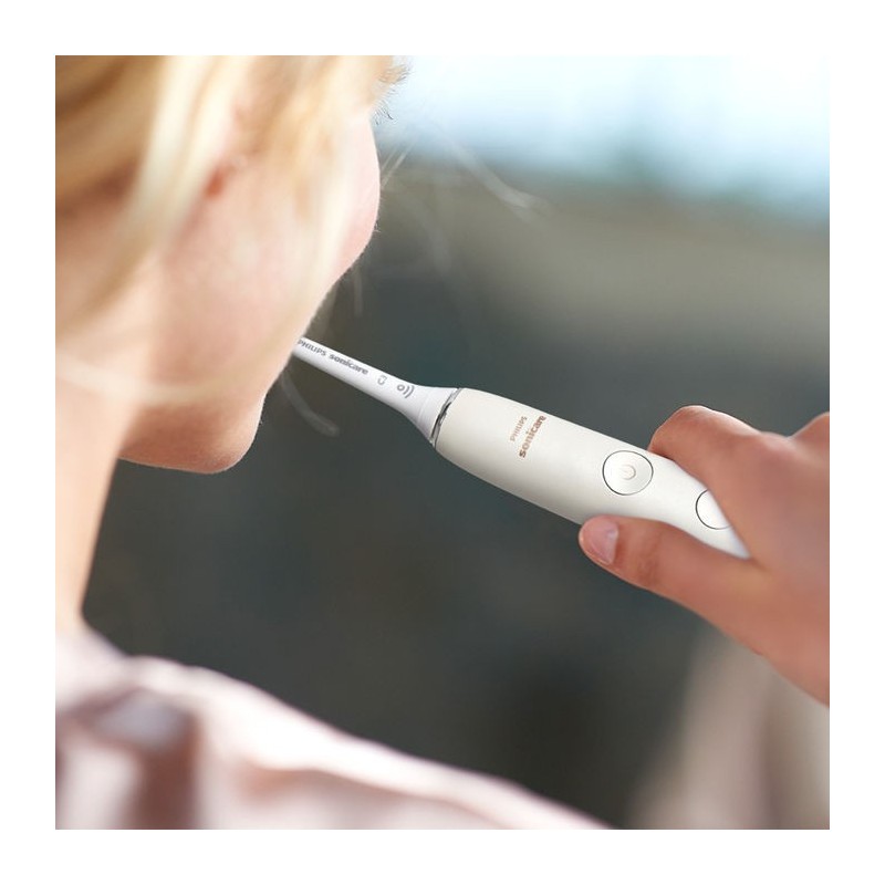 Sonicare diamond clean 9000 blanc - brosse à dents électrique sonique avec application - hx9913/03