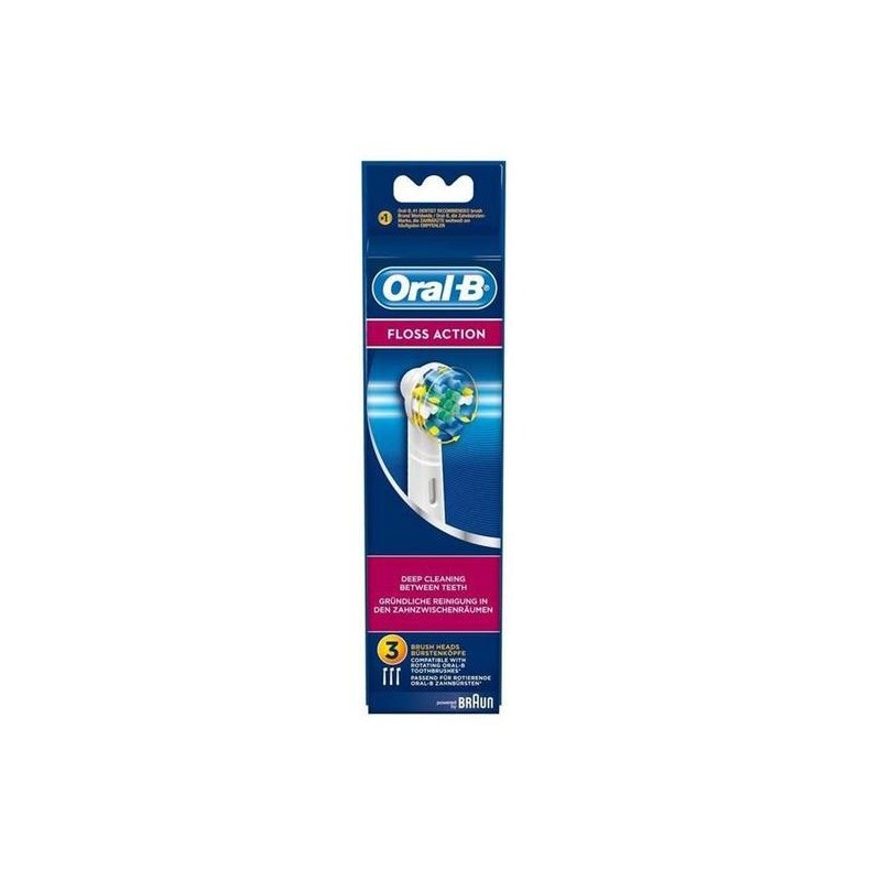Oral-b floss action eb25-3 glava četkice za zube - 3 kom.