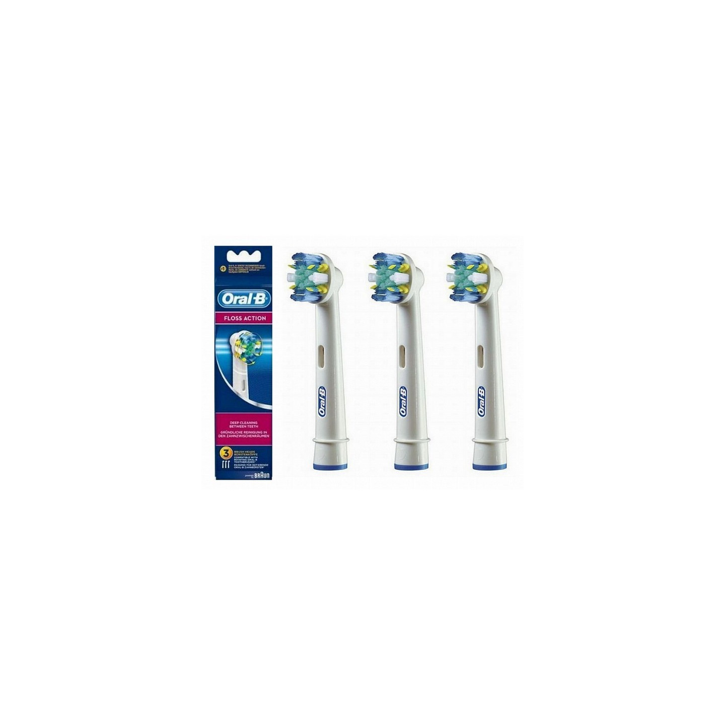 Oral-b floss action eb25-3 glava zobne ščetke - 3 kosi.