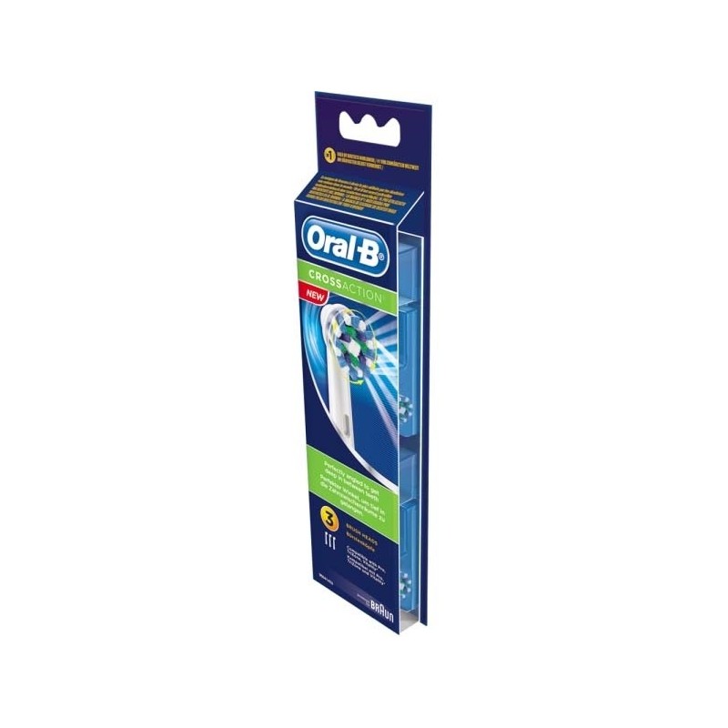 Hlavica zubnej kefky oral-b crossaction eb50-3 - 3 ks.