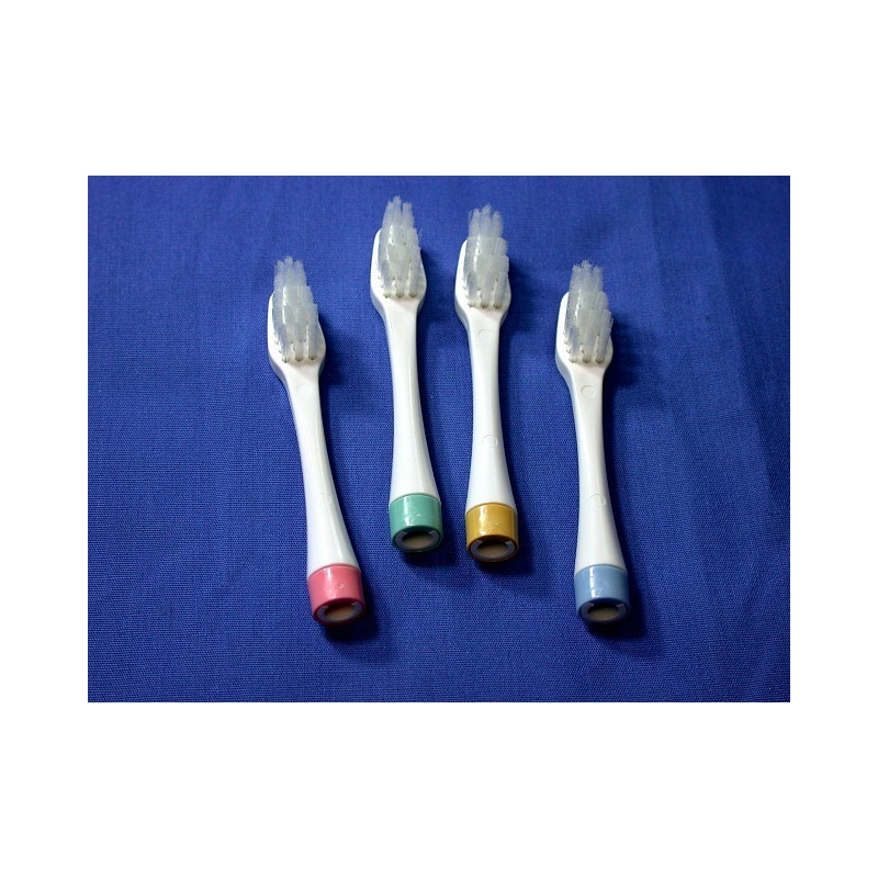 Reserveborstels voor pc-3000 en wp-90e - 10 blisters van 4 stuks.