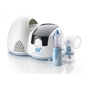 Aerossol de pistão de 2 funções bimboneb com chuveiro nasal rinowash