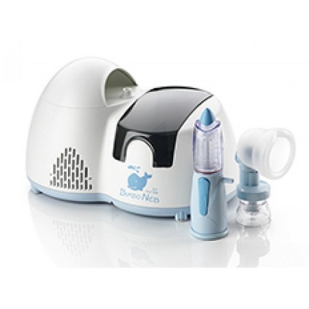 Aerossol de pistão de 2 funções bimboneb com chuveiro nasal rinowash