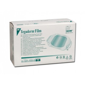 3m tegaderm film - medicazione sterile trasparente, 1624w 6x7 cm - 100 pz.
