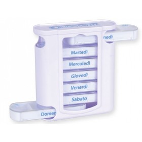 Wekelijkse pillbox x4 tower - italiaans / duits