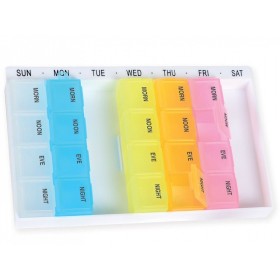 X4 Easy Weekly Pill Box - angol