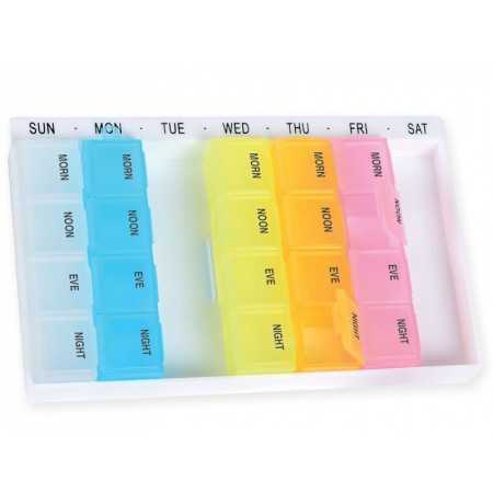 X4 Easy Weekly Pill Box - angol