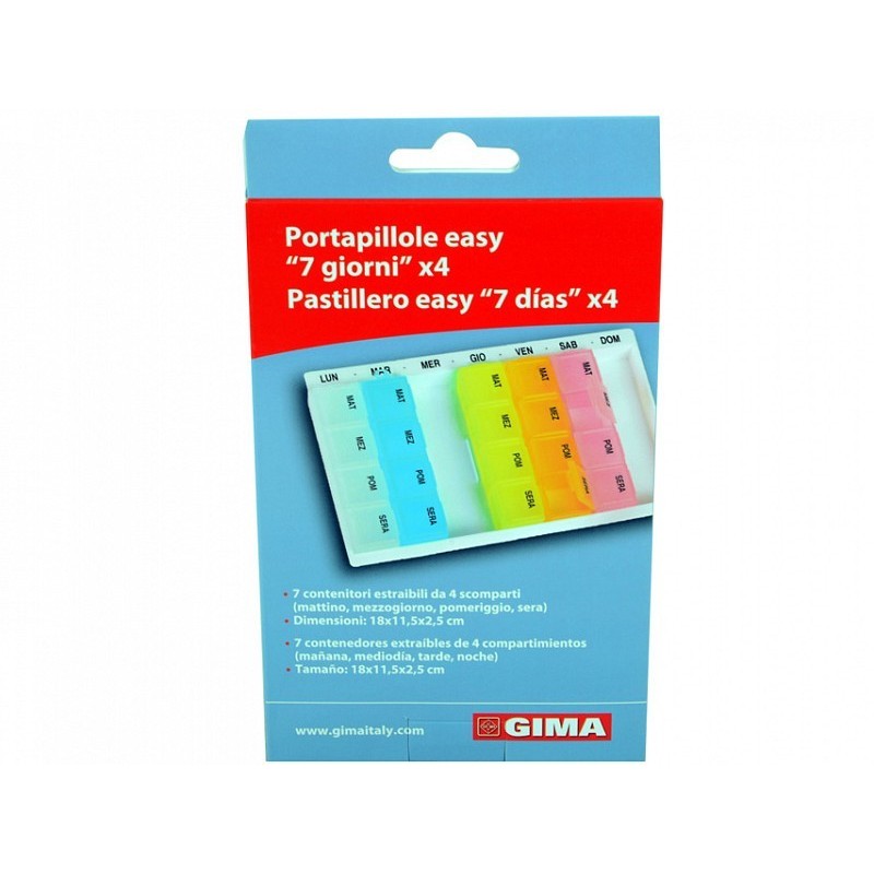 Portapillole settimanale x4 easy - francese