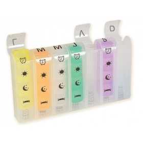 Weekly Pill Box X4 Spring - French