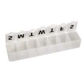 Weekly Pill Box - White - Blister - English