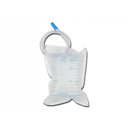 Urine bag 2000 cc - 130 cm tube - pack. 200 pcs.