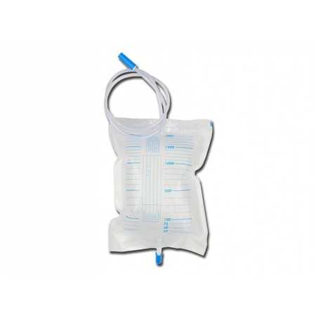 Urinezak 2000 Cc - Buis 90 Cm + Val. Antireflux - conf. 30 stuks.