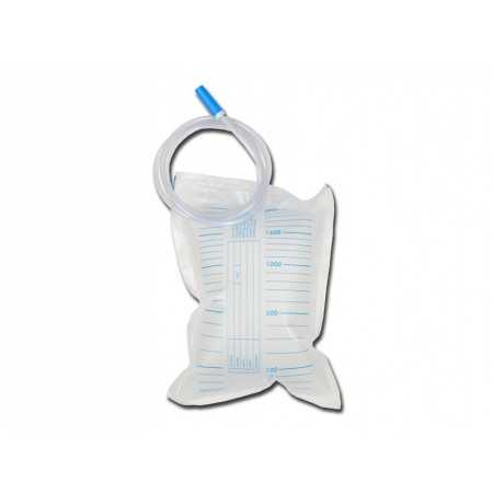 Urinbeutel 2000 Cc - Schlauch 130 Cm - pack. 30 Stk.