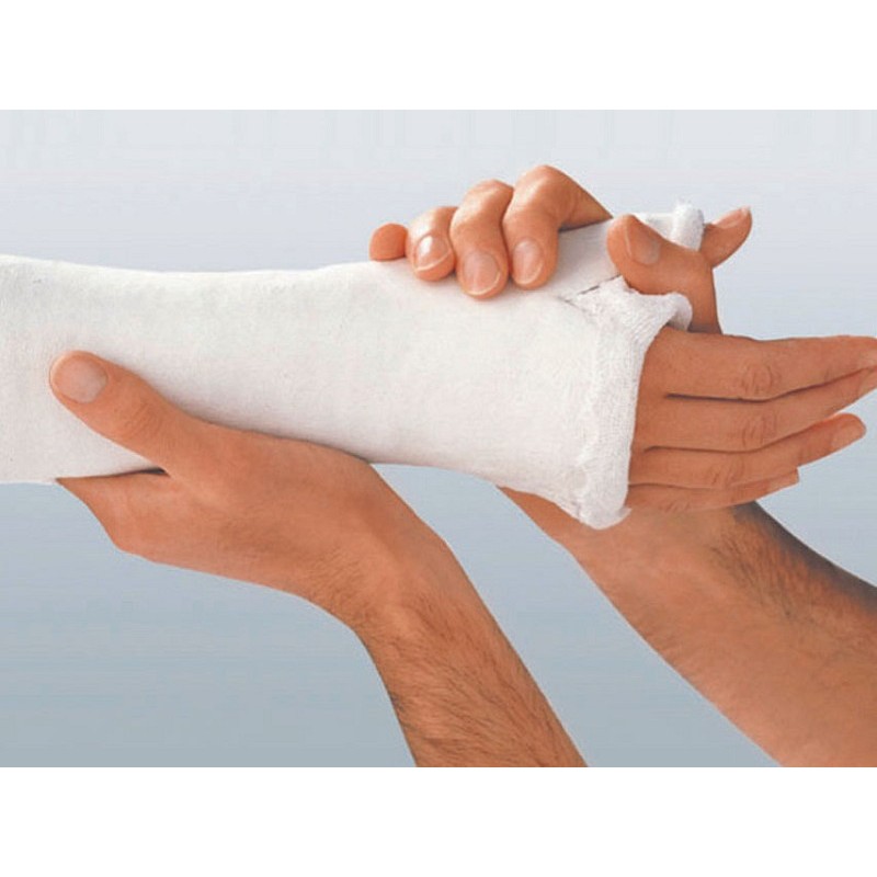 Platrix prążkowany bandaż 15 cm x 2 m