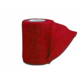 Sammenhængende Elastisk Bandage Tnt 4,5 MX 7,5 Cm - Rød - pak. 10 stk.
