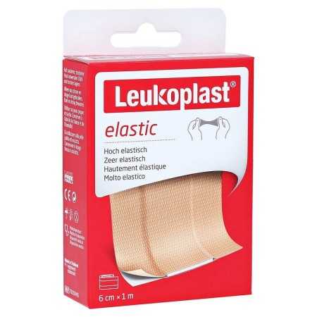 Leukoplast elastik 1 mx 6 cm - Til fleksible kropsdele