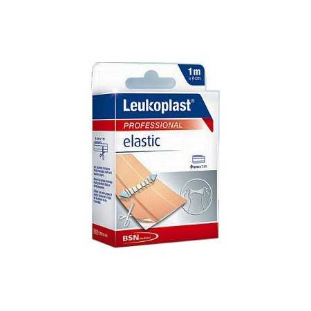 Leukoplast Elastik 1 mx 8 cm tapeplaster