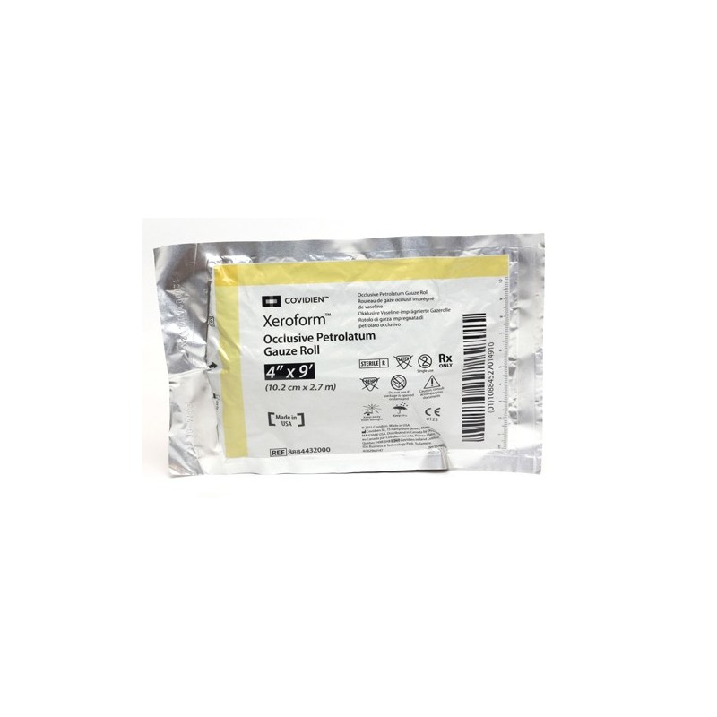Xeroform 10,2 cm x 2,7 m tifon ocluziv petrolatum, steril - 36 buc