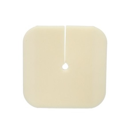 3m tegaderm non-adhesive polyurethane foam dressing, 90604 - for tracheostomy - 10 pcs.