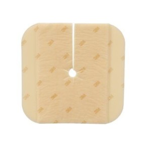 3m tegaderm pansement en mousse de polyuréthane non adhésif, 90604 - pour trachéotomie - 10 pcs.