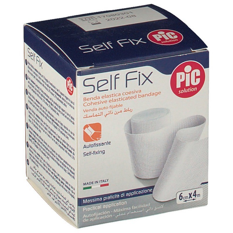 Self-fix pic fixing elastiske bandager 6x400 cm