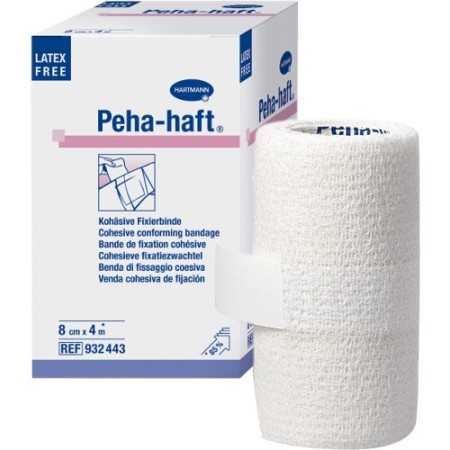 Peha-haft latexfri Sammenhængende fastgørelsesbandage 4cm x 4m