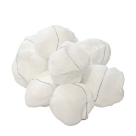 Compresses de gaze de coton stériles 25 mm - sachet de 5 pcs.