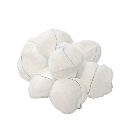 Sterilné vatové tampóny 25 mm - vrecúško po 5 ks.
