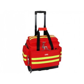 Smart Bag With Trolley - Medium - Red