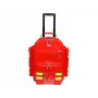 Logic 2 Pvc Backpack With Trolley - Red