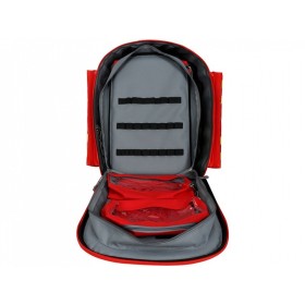 Logic 2 pvc-rucksack mit trolley - rot