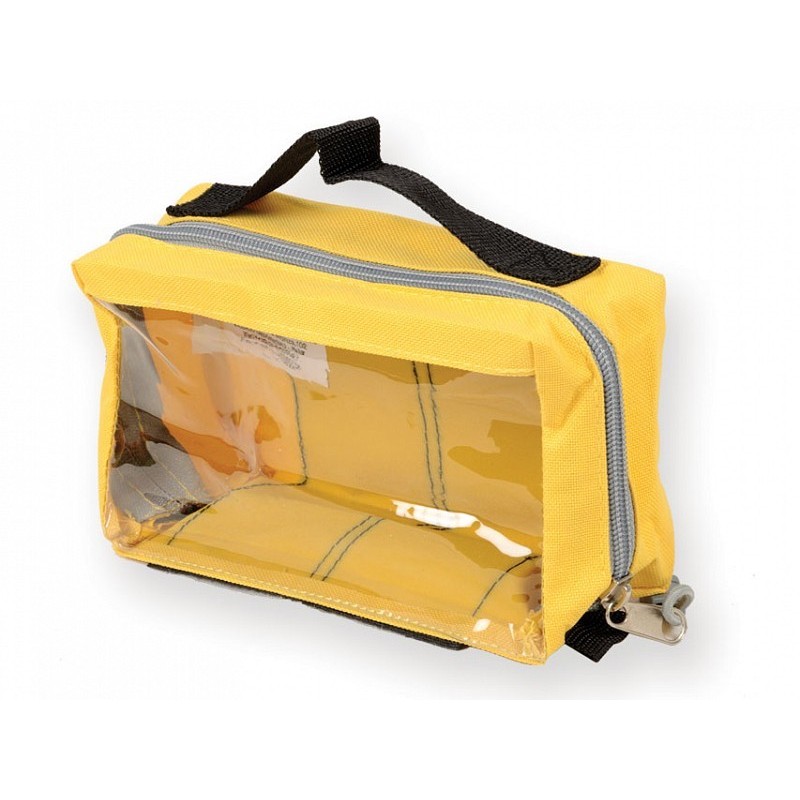 Bolso e1 - rectangular con ventana - amarillo