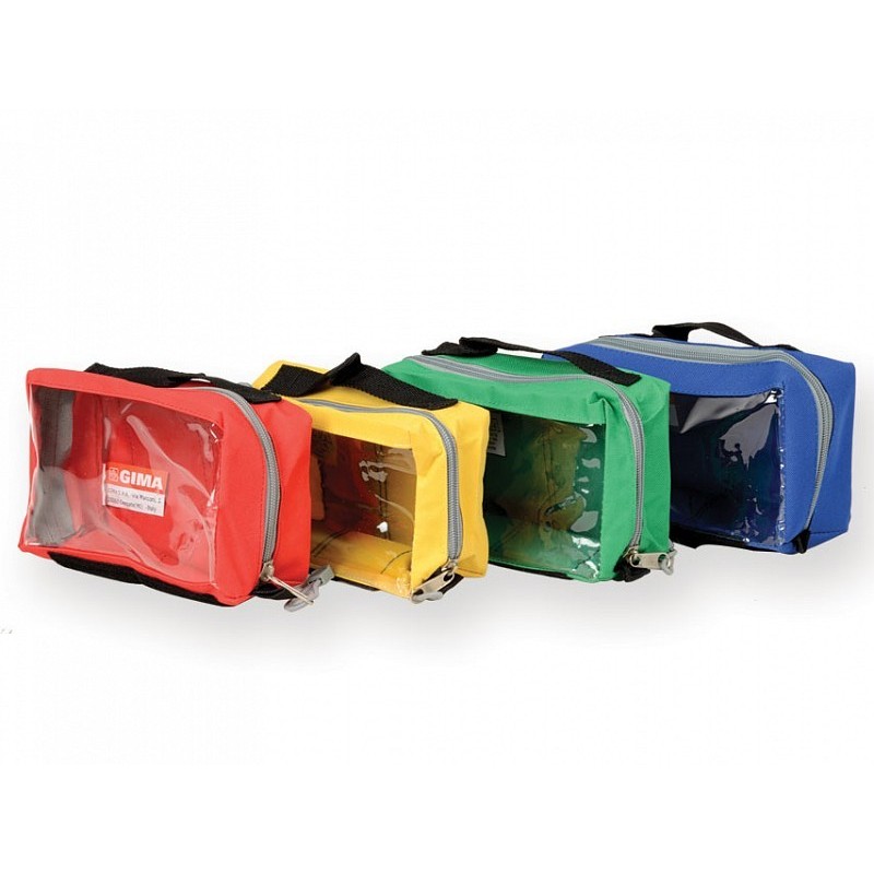 Bolso e1 - rectangular con ventana - amarillo